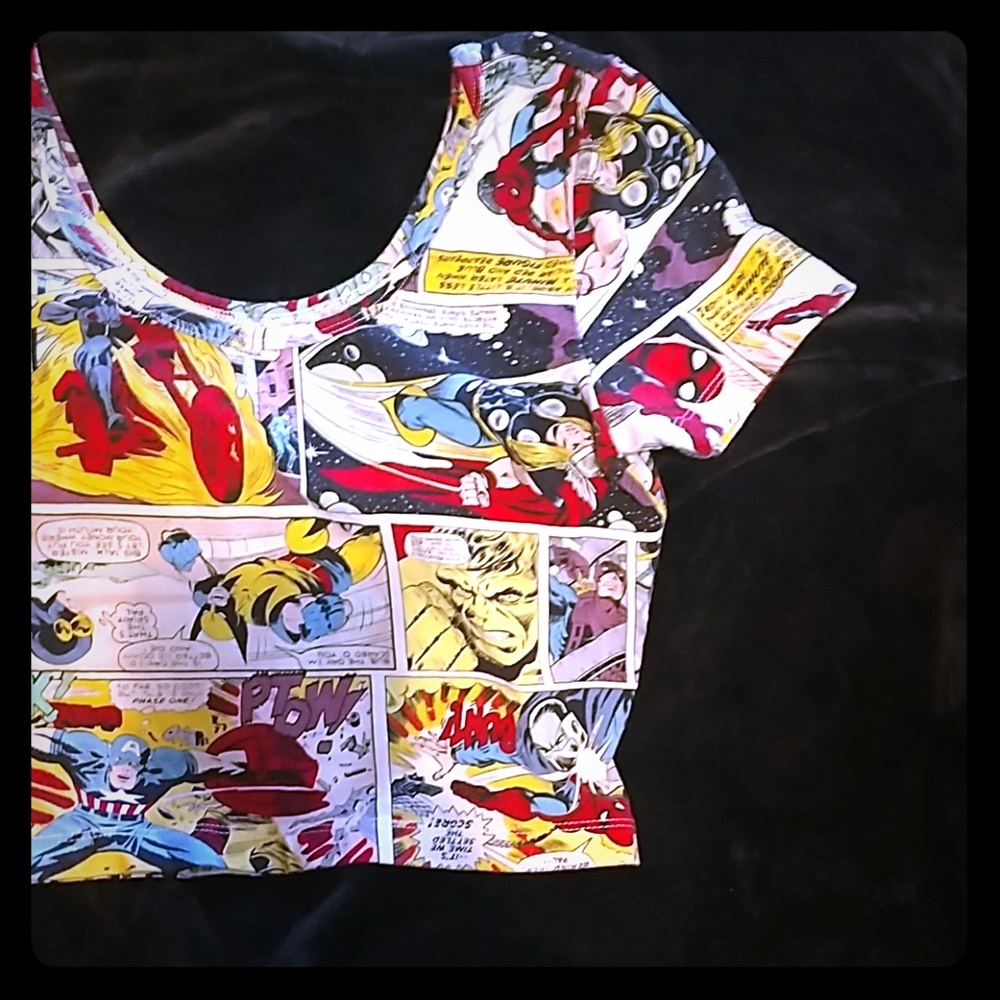 Marvel Comics crop top